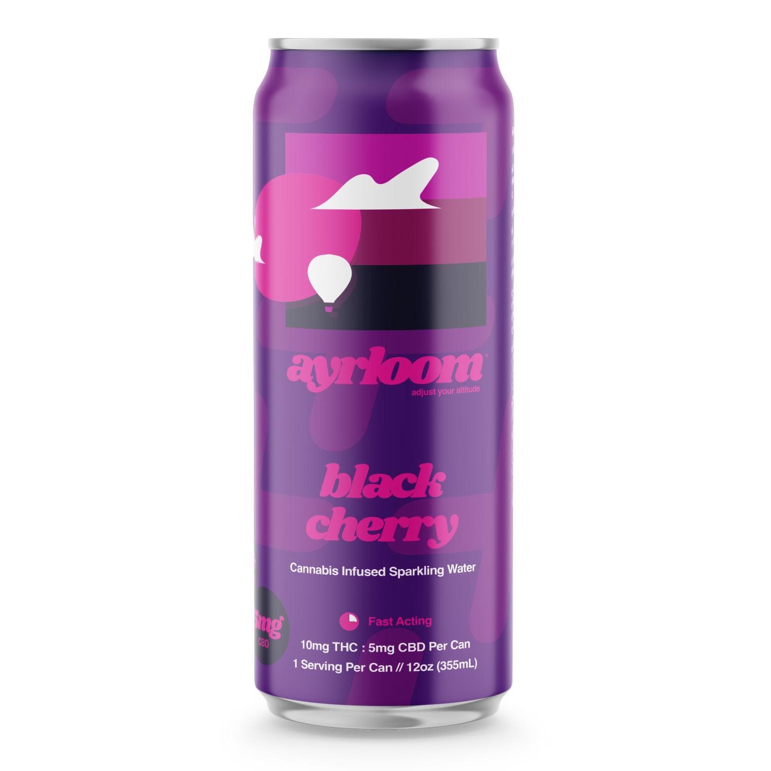 Ayrloom Black Cherry | 2:1 | 10MG THC : 5MG CBD Beverages