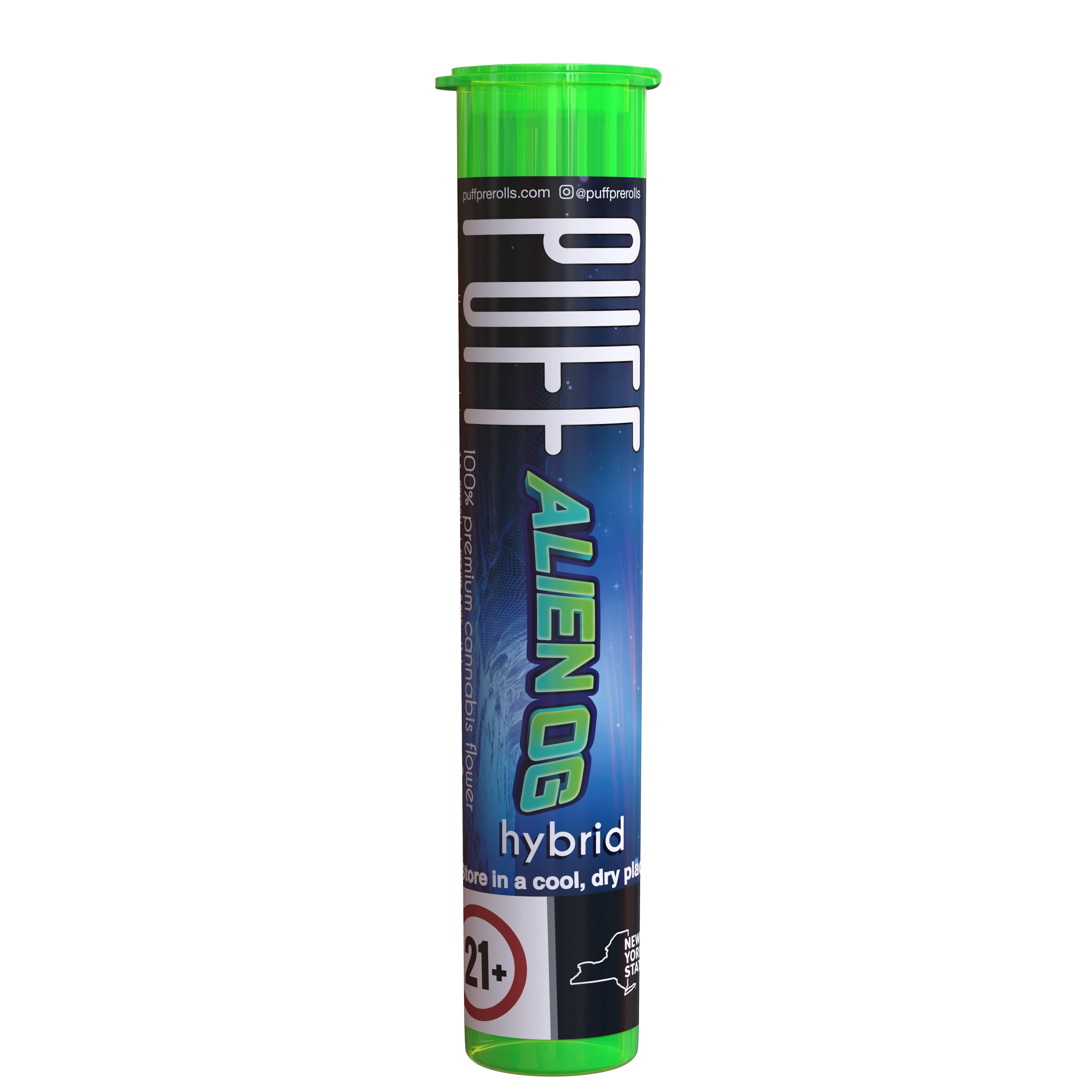 PUFF Pre-Rolls Alien OG - hybrid - 1 gram pre-roll