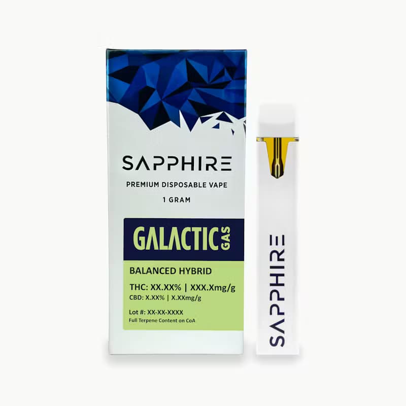 Sapphire 1g AIO | Galactic Gas Vapes