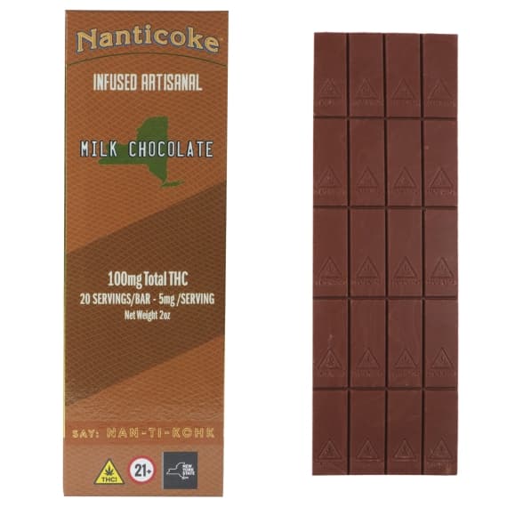 Nanticoke Milk Chocolate Bar | 100mg