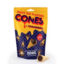 Cannabals Dark Chocolate Cones | 100mg