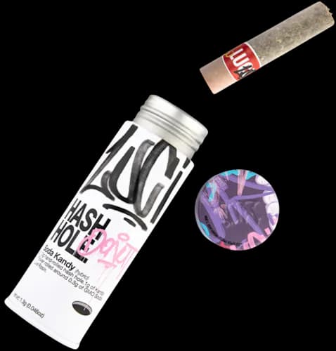 Luci Hash Hole | Soda Kandy | Rosin Infused Pre-Roll | 1.3g