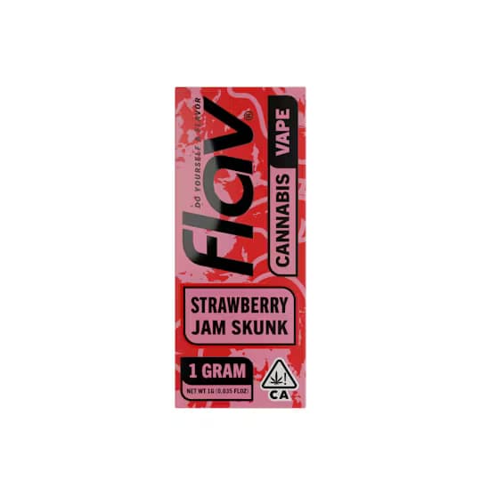 FLAV Strawberry Jam Skunk - All In One Vape - 1g - Sativa