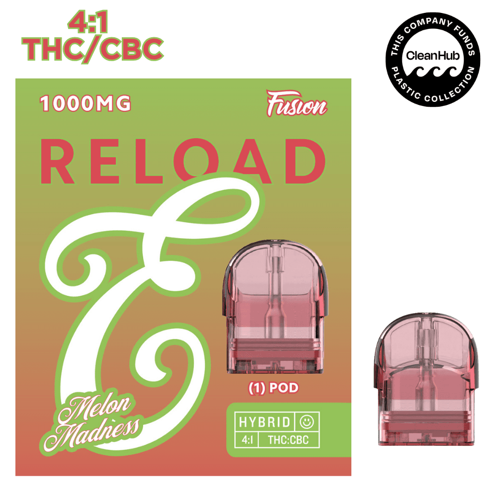 Eureka RELOAD - 1g FUSION - Melon Madness (4:1 THC/CBC)