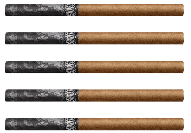 SHRED Pineapple Kush Heavy Slims Infused Prerolls 5x0.4g