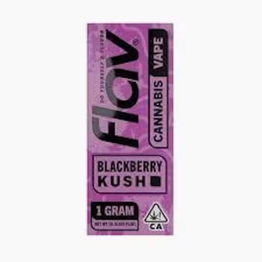 FLAV Blackeberry Kush - All In One Vape- 1g - Indica