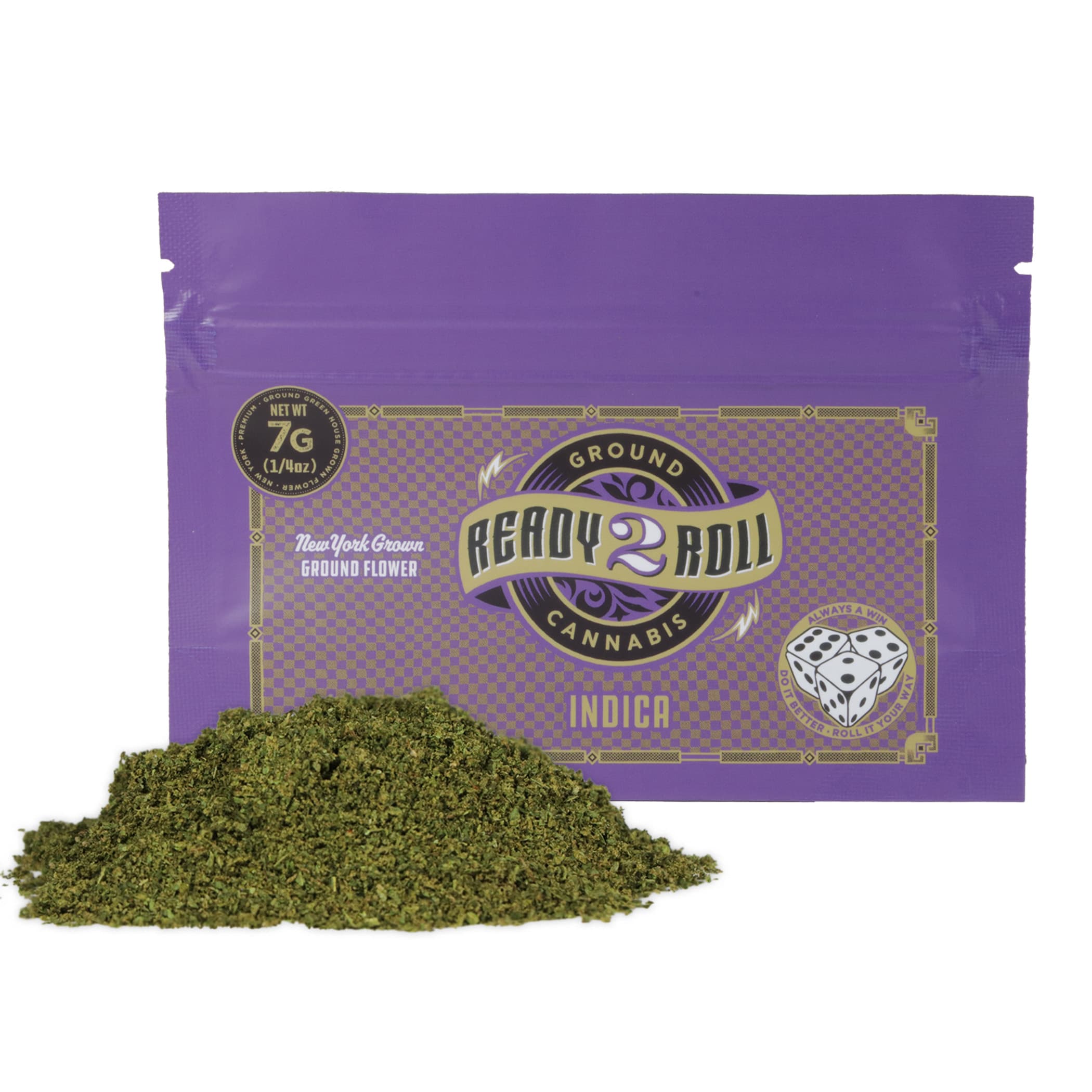 READY 2 ROLL Indica Ground Flower - 7g