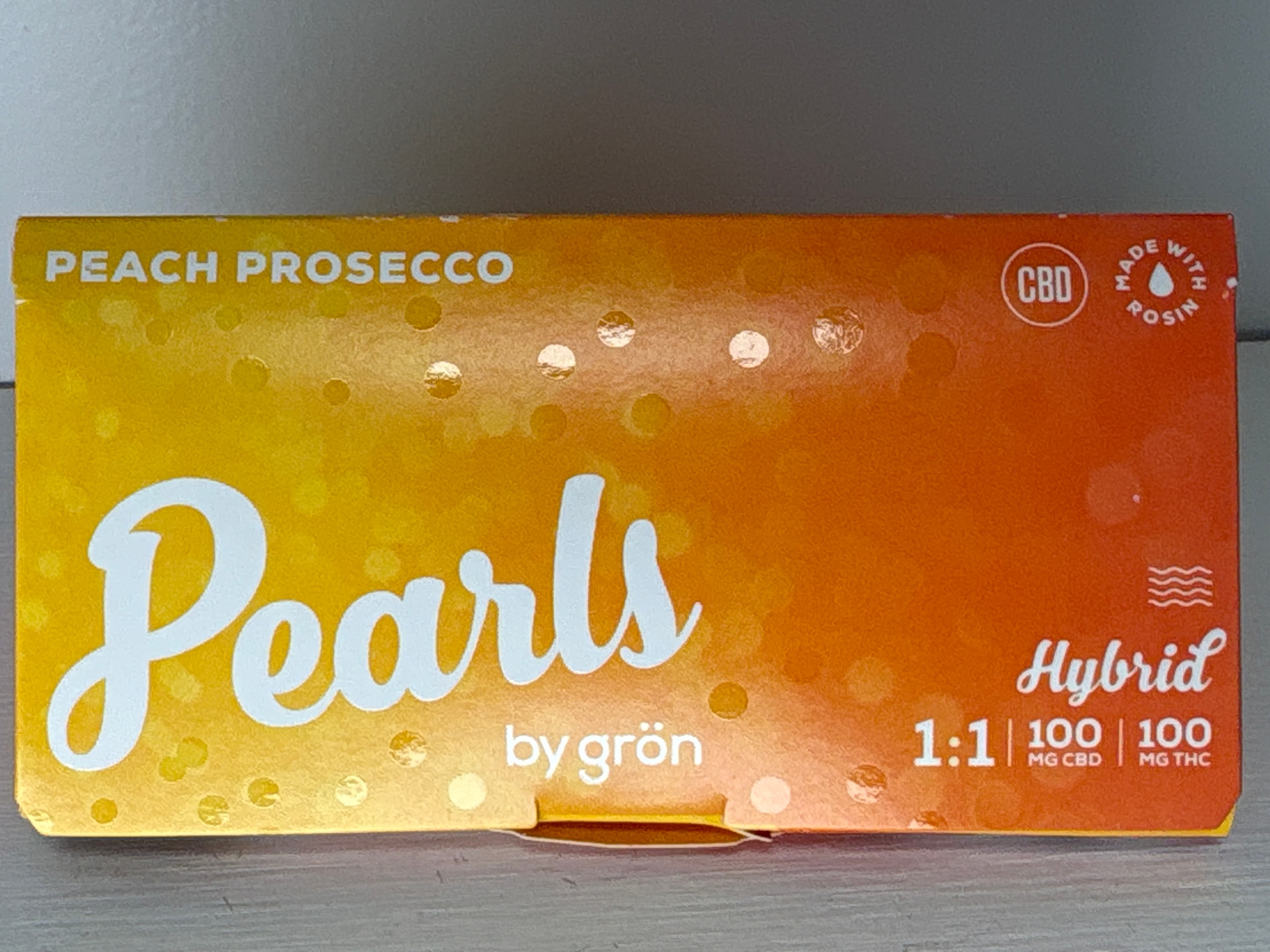 PEARLS Peach Prosecco (10mg) | Gummies | Hybrid | 100mg