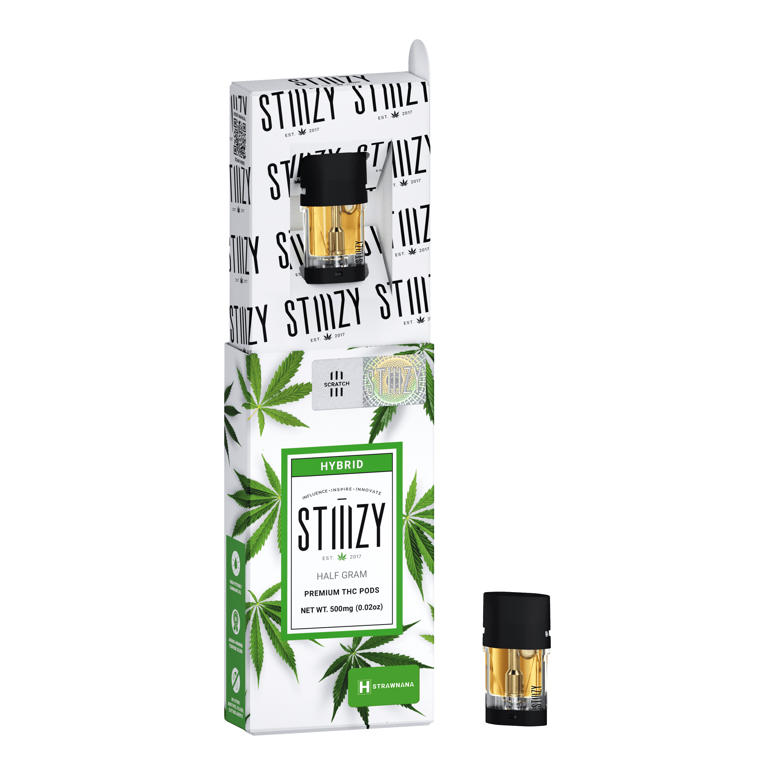 STIIIZY Strawnana Original THC Pod | 0.5g