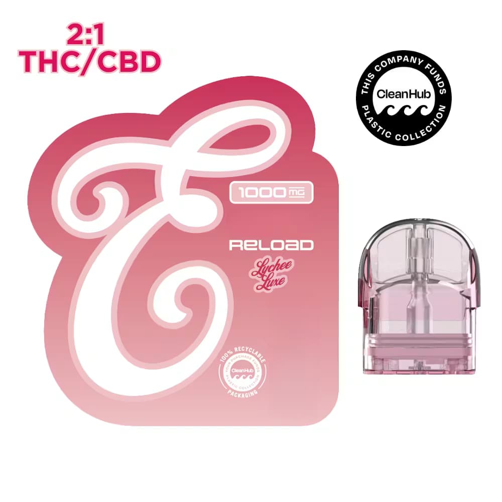 Eureka RELOAD - 1g FUSION - Lychee Lux (2:1 THC/CBD)