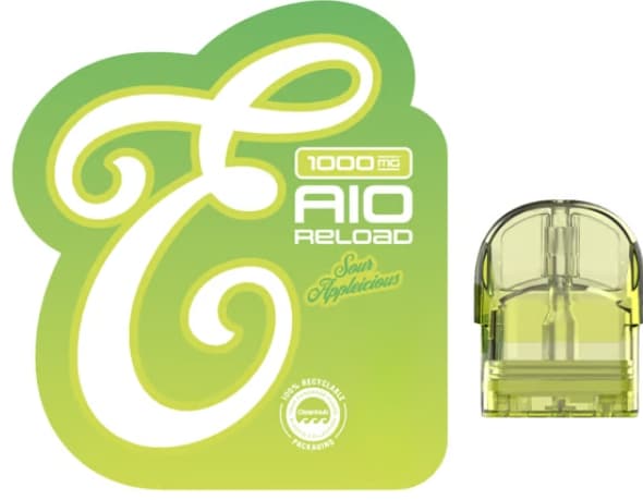 Eureka RELOAD - 1g FUSION - Sour Appleicious (3:1:1 THC/CBG/THC-V)