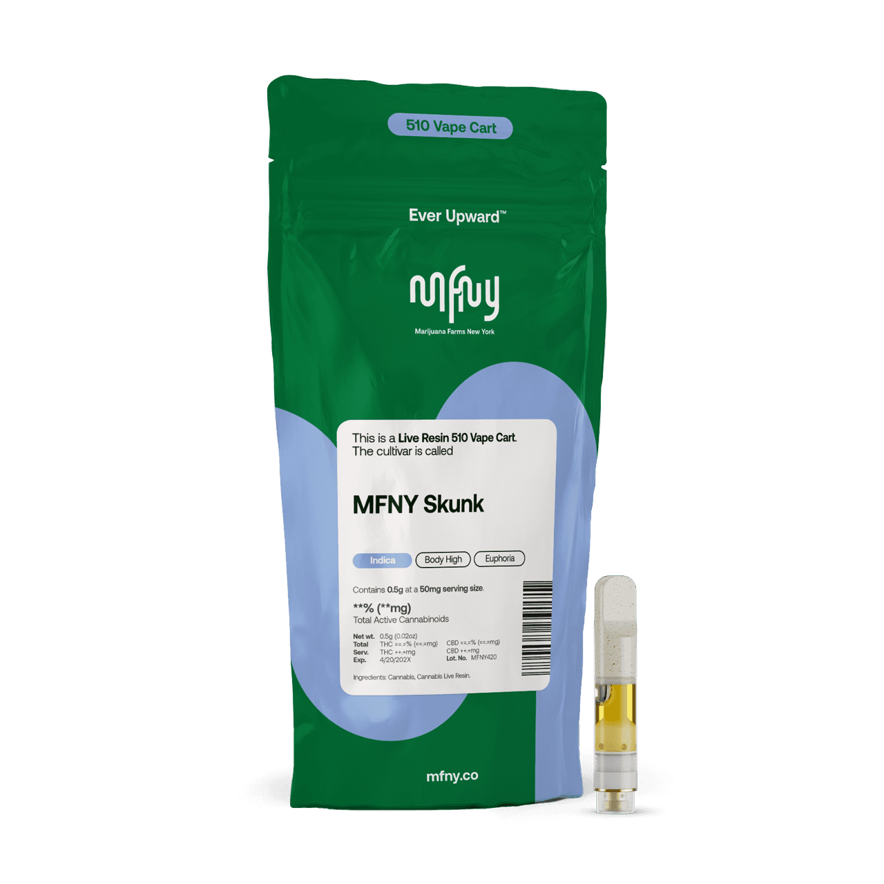 MFNY White Fire | Live Resin | .5g | Cartridge