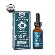 Head & Heal Focus Tincture [30ml] (150mg THC/600mg CBG)