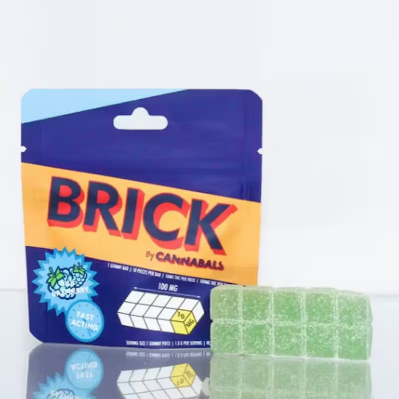 Cannabals Brick | Blue Raspberry | 100mg