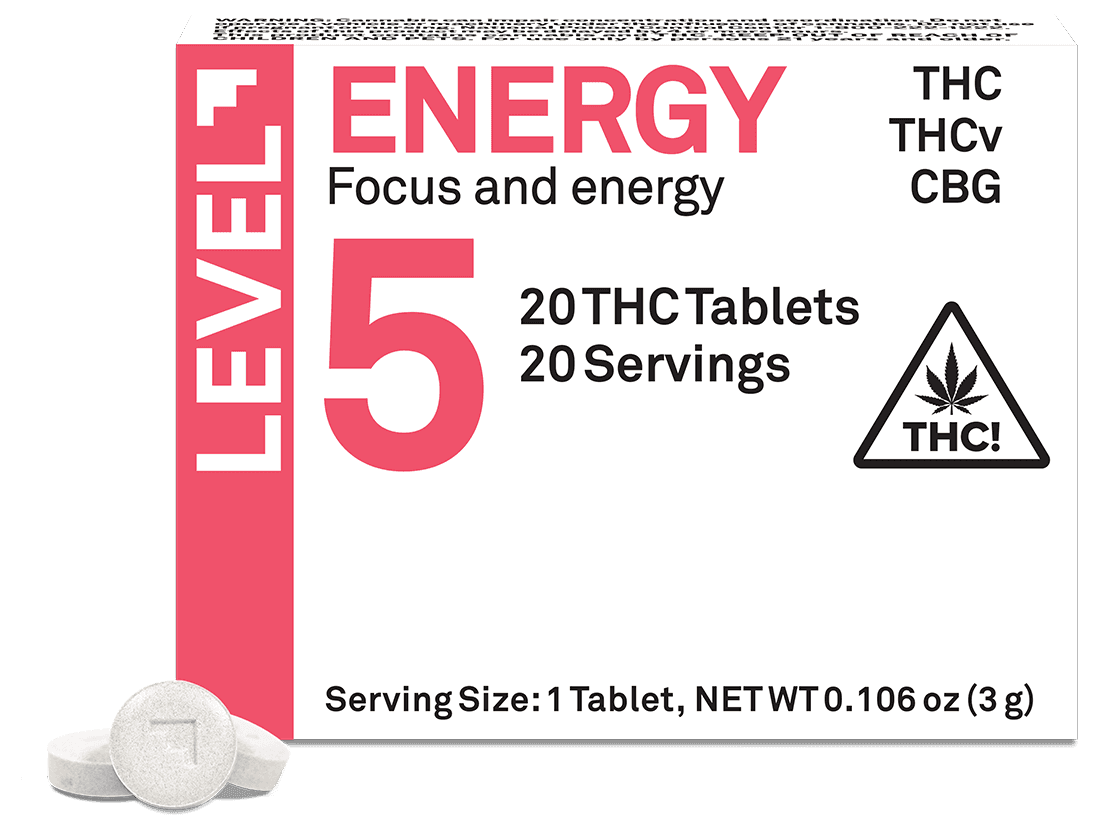 LEVEL 5 "ENERGY" | 20 TABLETS - 100 MG