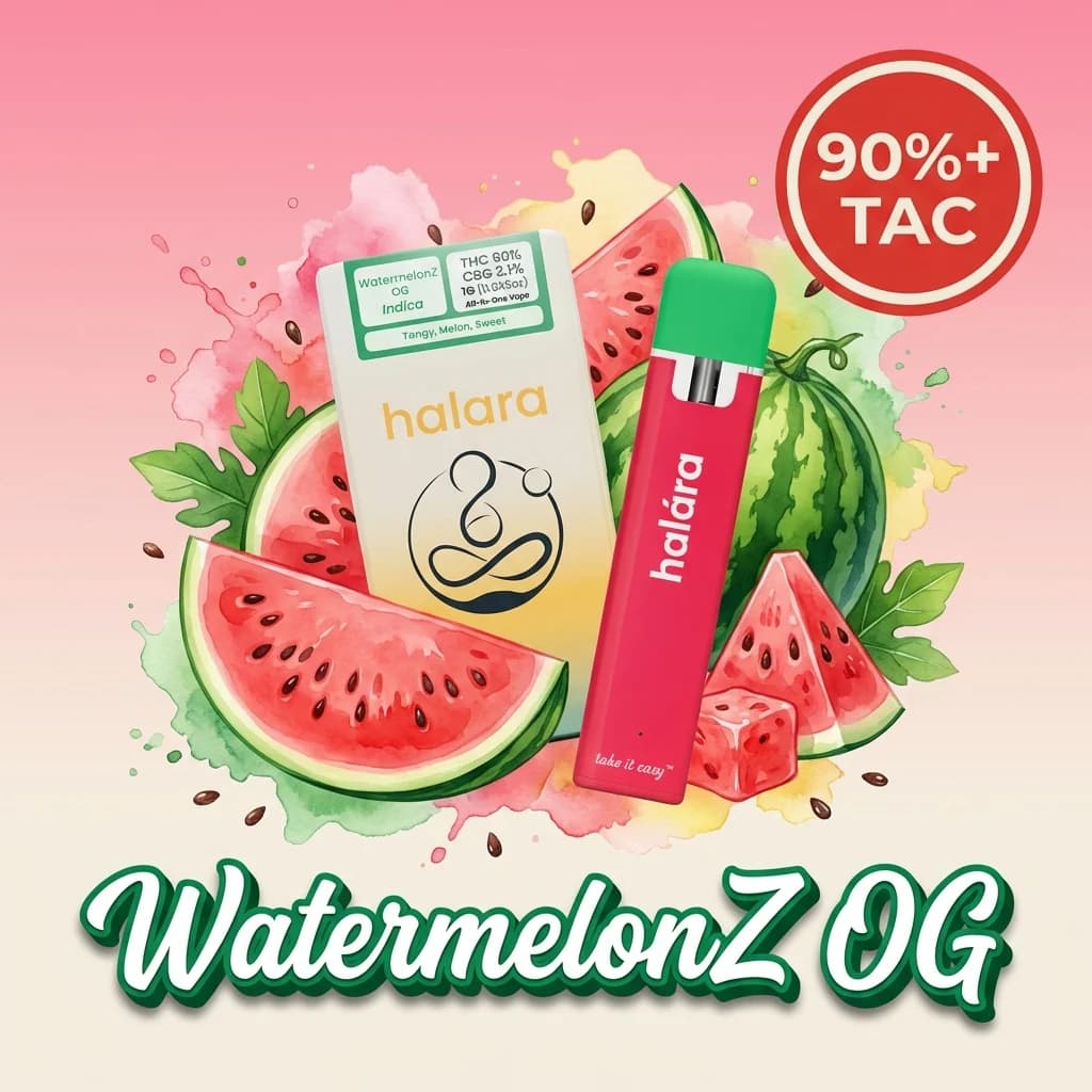 Halara Watermelon Z OG - AIO Vape 1g