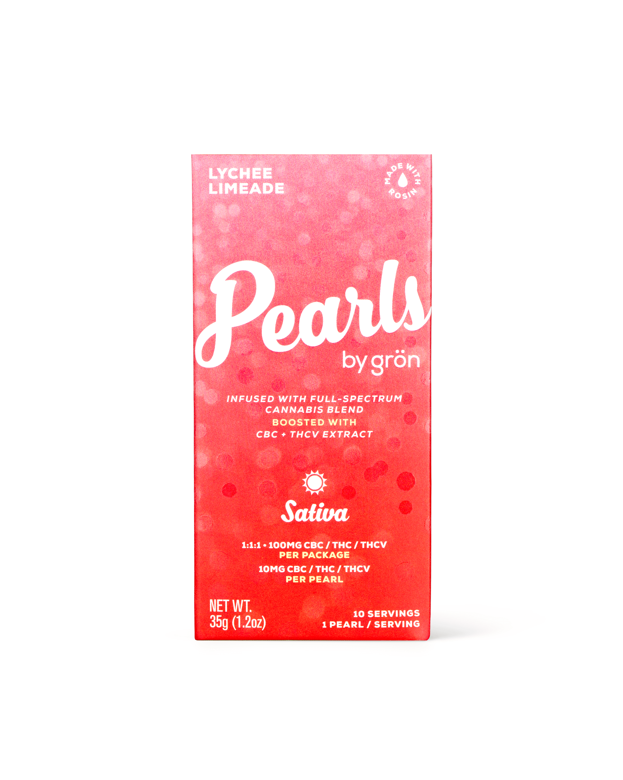 Grön Daytime Pearls | LYCHEE LIMEADE | 10-Pack