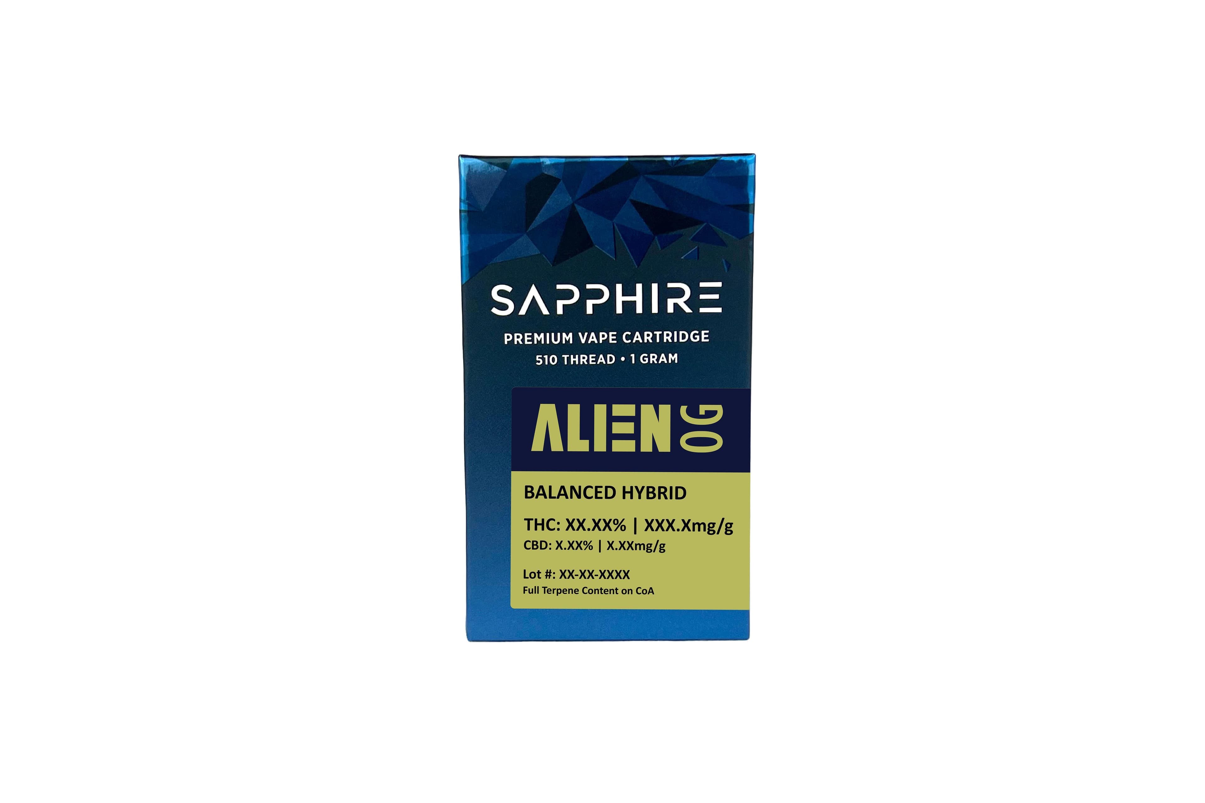 Sapphire Alien OG | 510 Cart | 1g