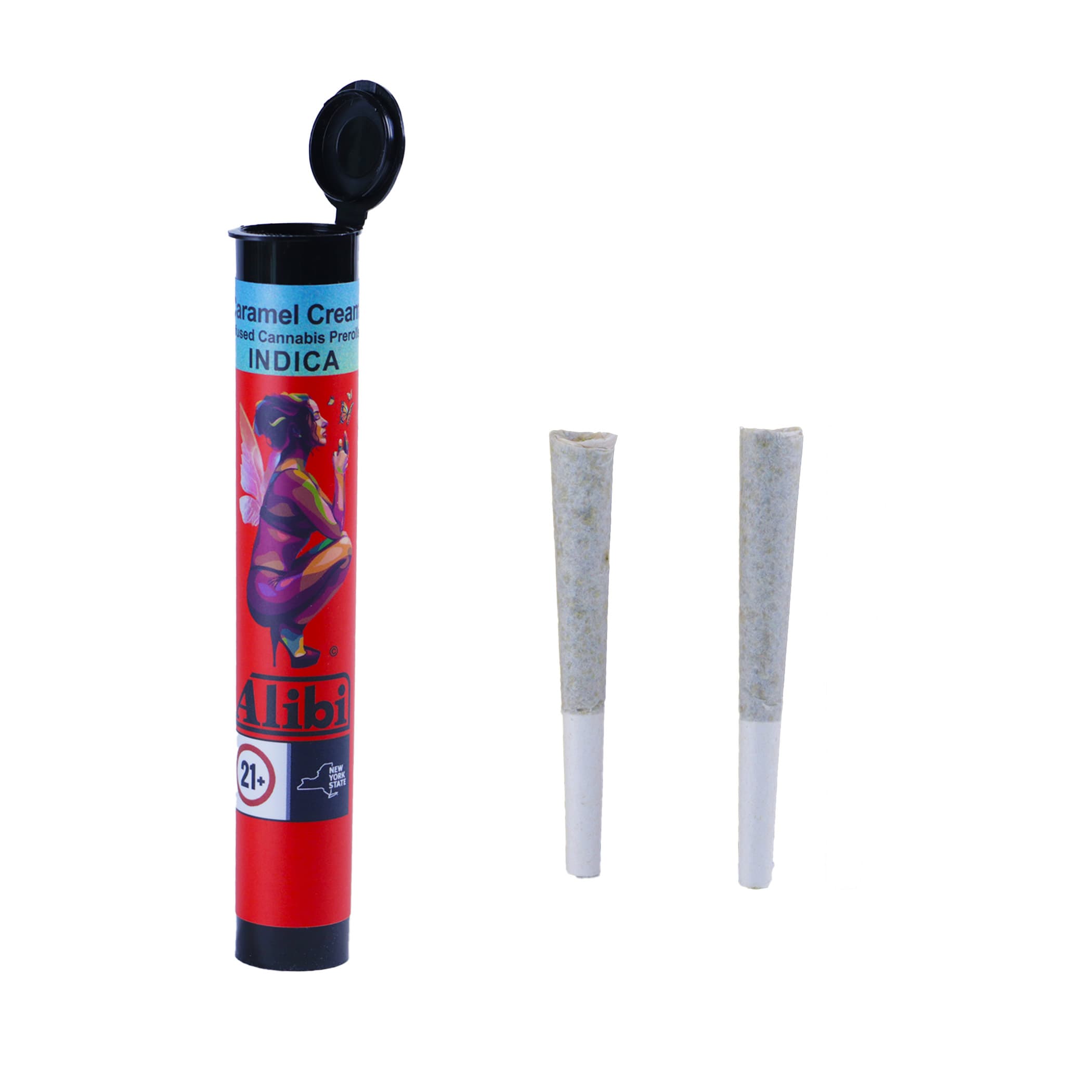 Alibi Caramel Cream | Infused Pre-Rolls 2 Pack | 1g
