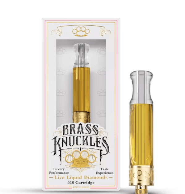 Brass Knuckles Gas Face Live Liquid Diamonds 510 Cartridge | 1g