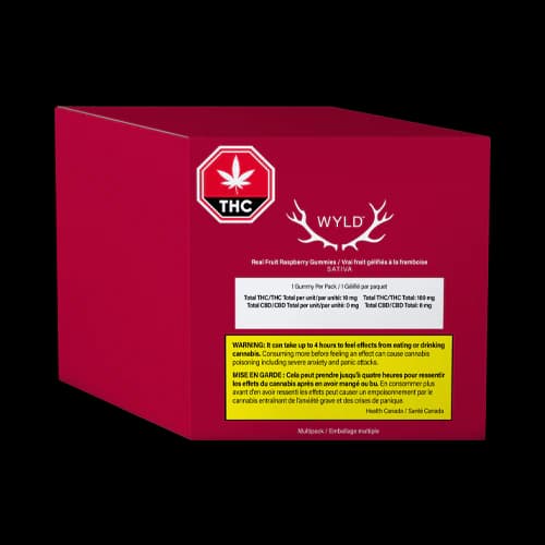Wyld WYLD Real Fruit Raspberry Multipack Soft Chew