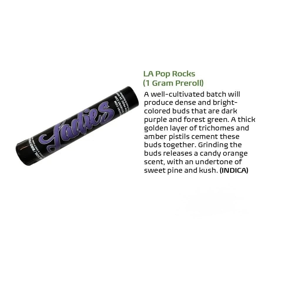 The Ladies LA Pop Rocks - 2 pack .5G Prerolls (1G)