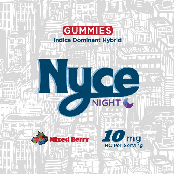 NYCE NYCE Mixed Berry 10pk 100mg Live Rosin Gummies