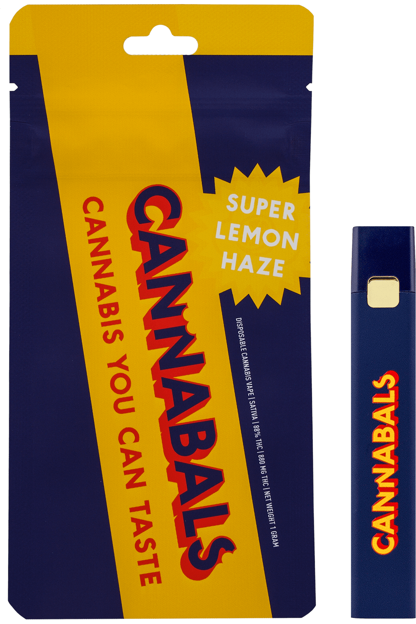 Cannabals Super Lemon Haze | Disposable Vape | 1g
