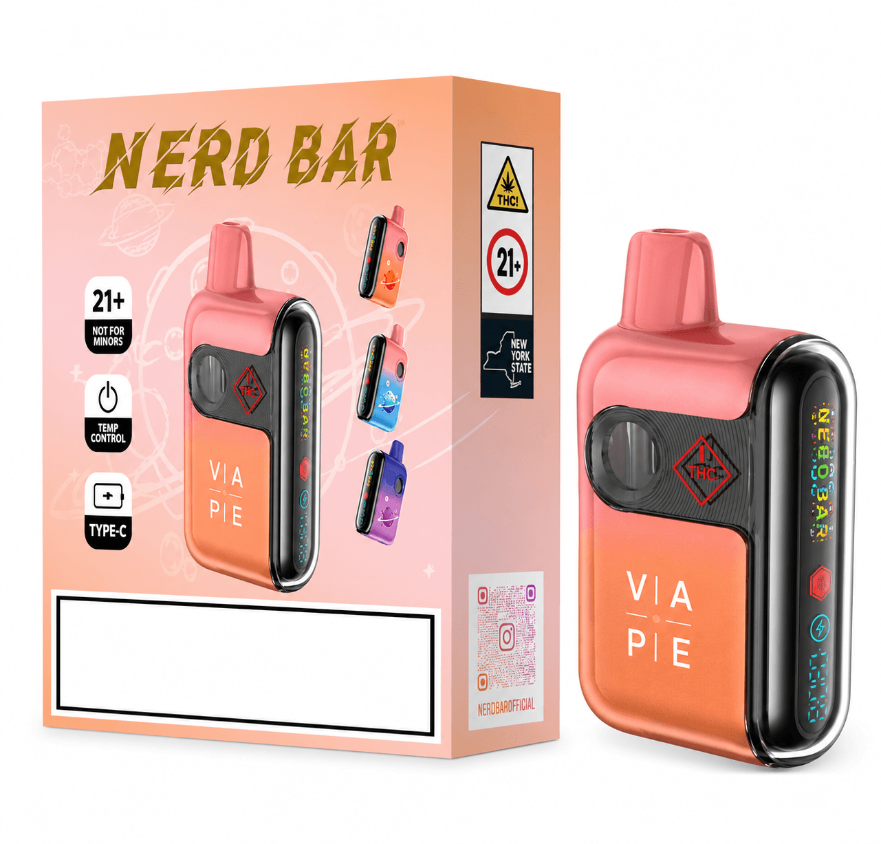 Nerd Bar Nerd Bar AIO Vape - Triple Berry
