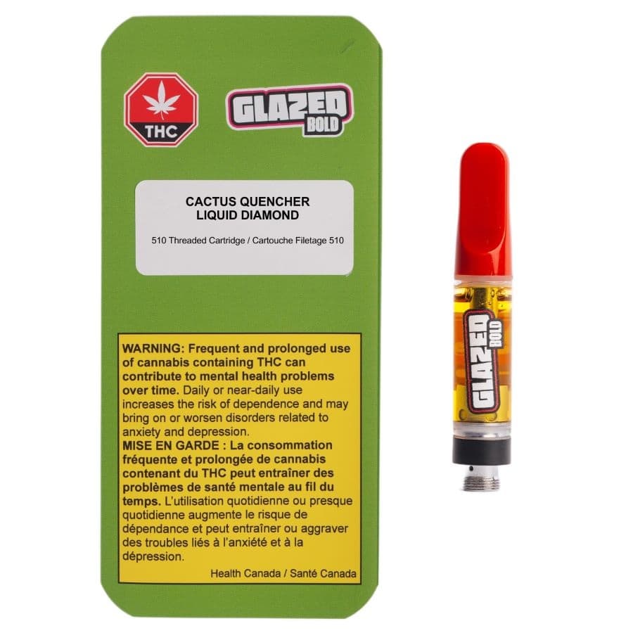 Bold Team BOLD GLAZED - Cactus Quencher Liquid Diamond 510 Vape Cartridge