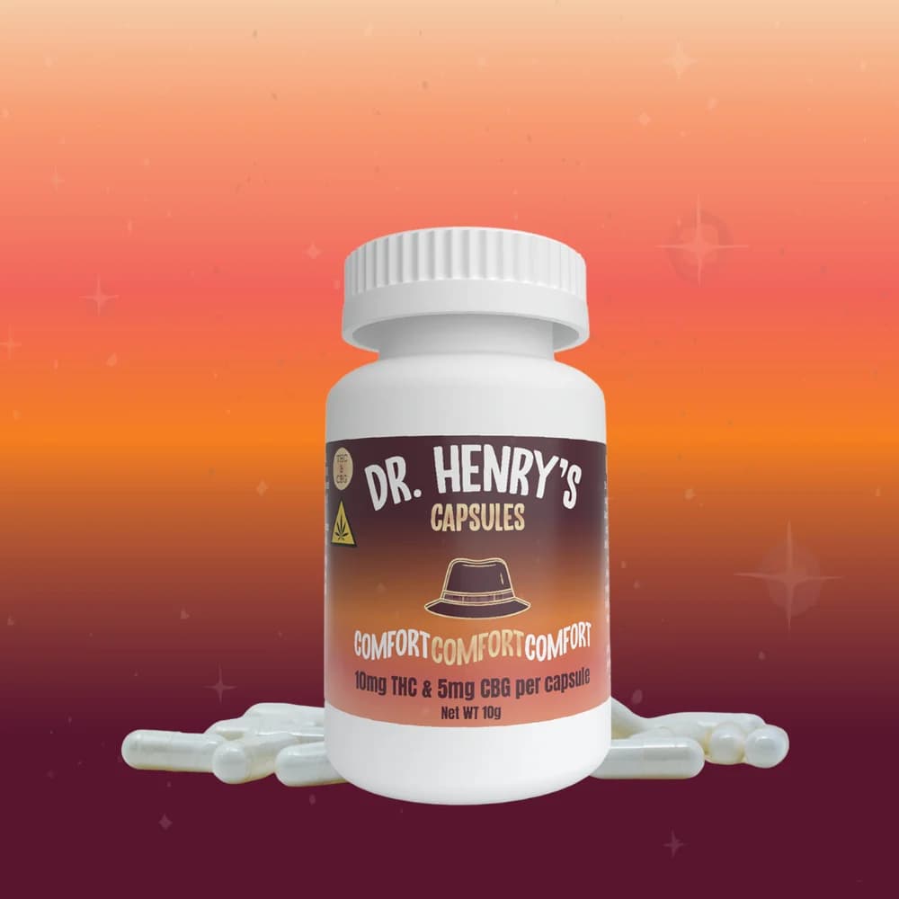 Dr. Henry's DH - Comfort - Capsules (200mg THC 100mg CBG 20pk)