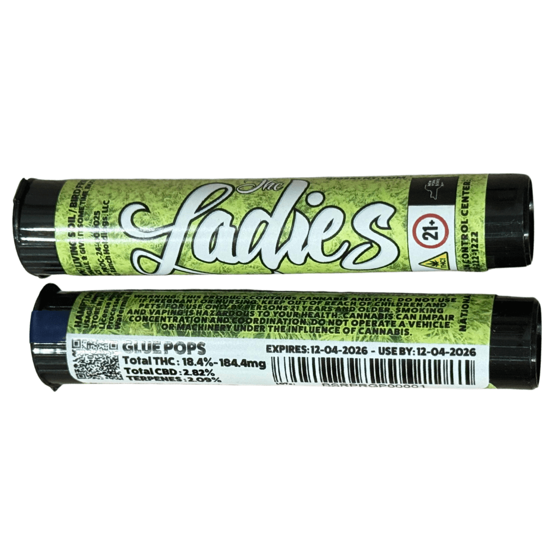 The Ladies Glue Pop - 2 pack .5G Prerolls (1G)