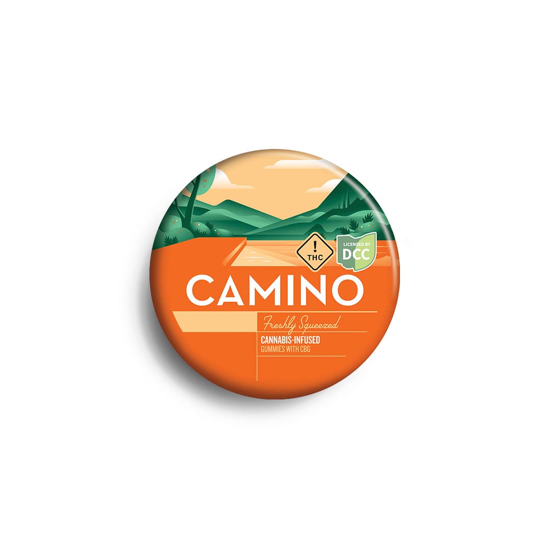 Kiva Freshly Squeezed Orange 2:1 CBG Camino Gummies