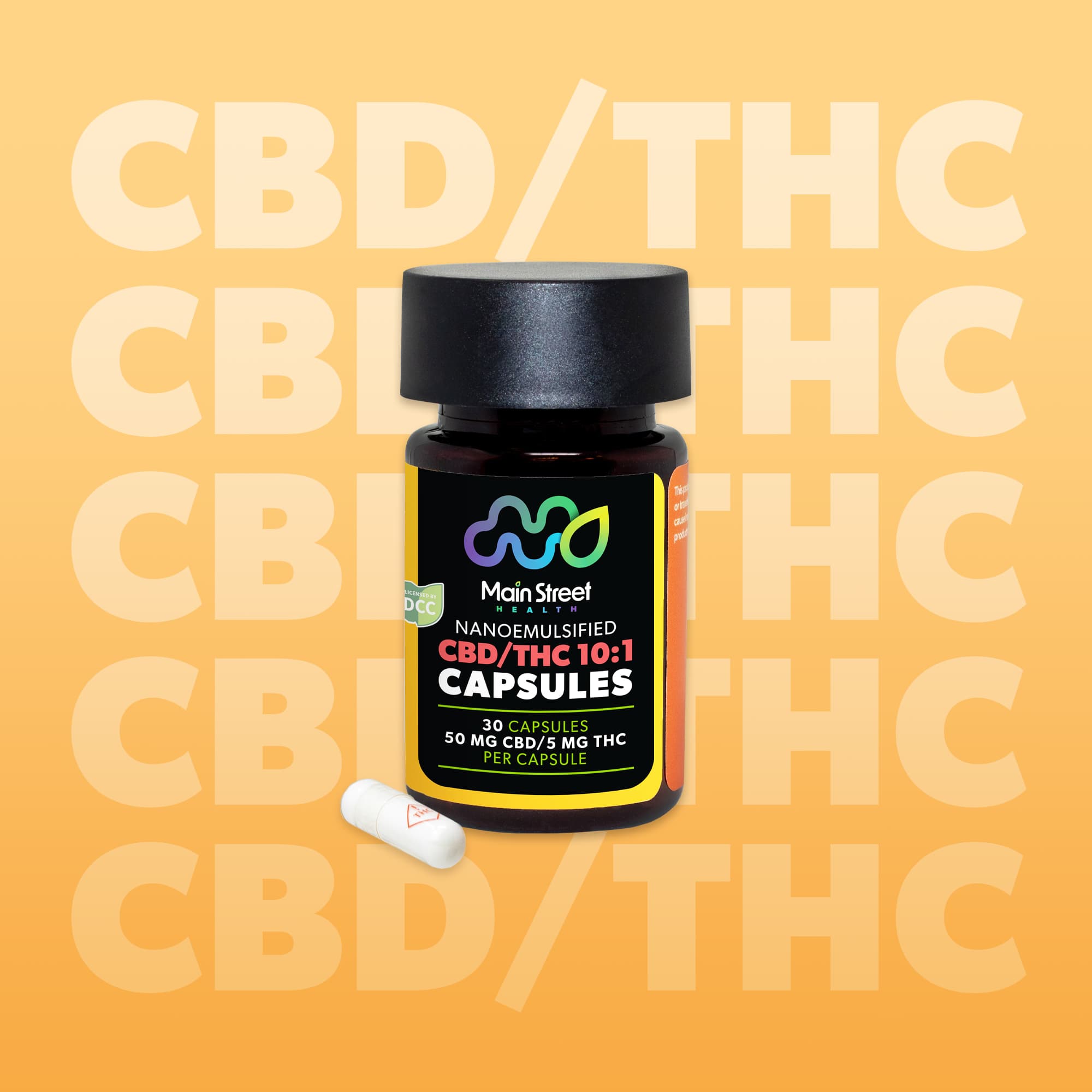 Main Street Health 10:1 CBD Capsules