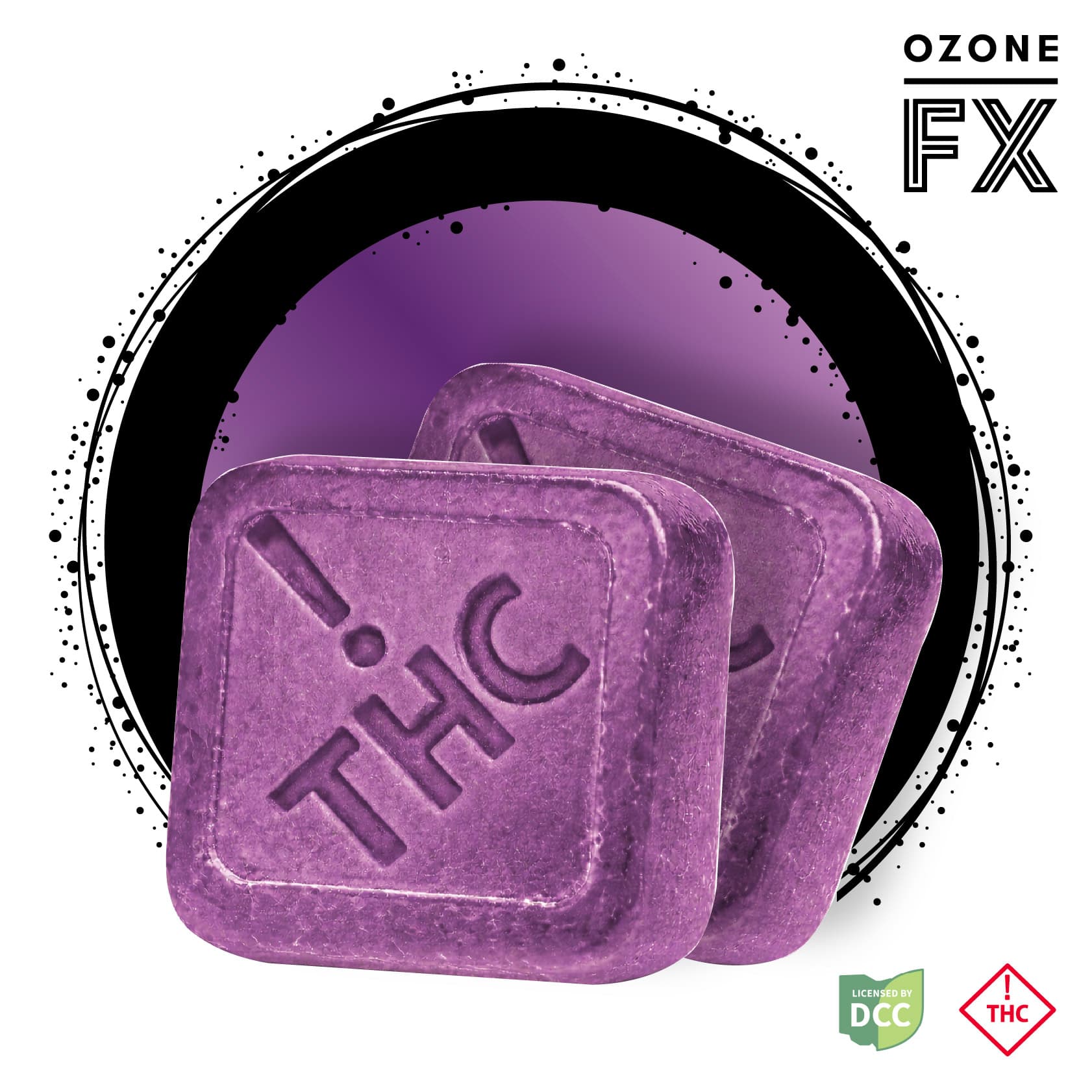 OZONE FX 2:1 THC:CBN Grape Soft Chews | 10 Pack