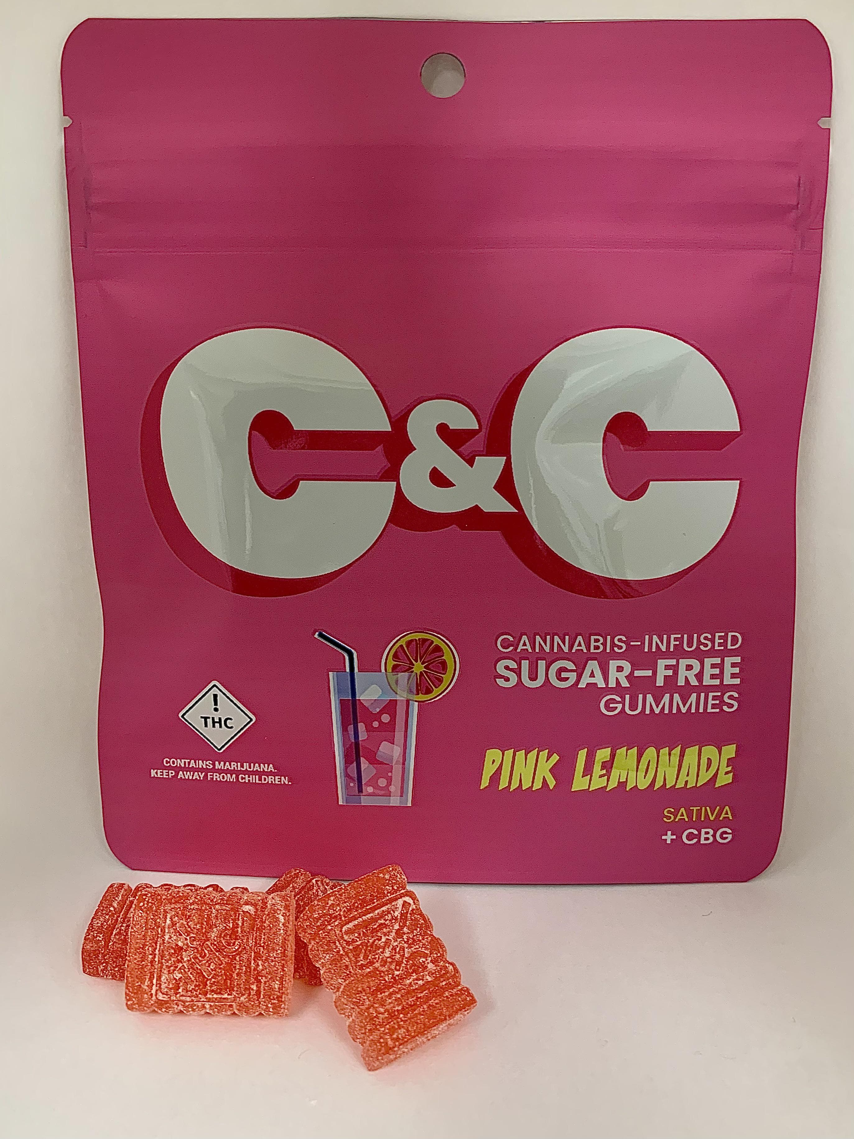 Chew & Chill Pink Lemonade Nano Gummies [2:1 THC:CBG] 10pk - 1051016