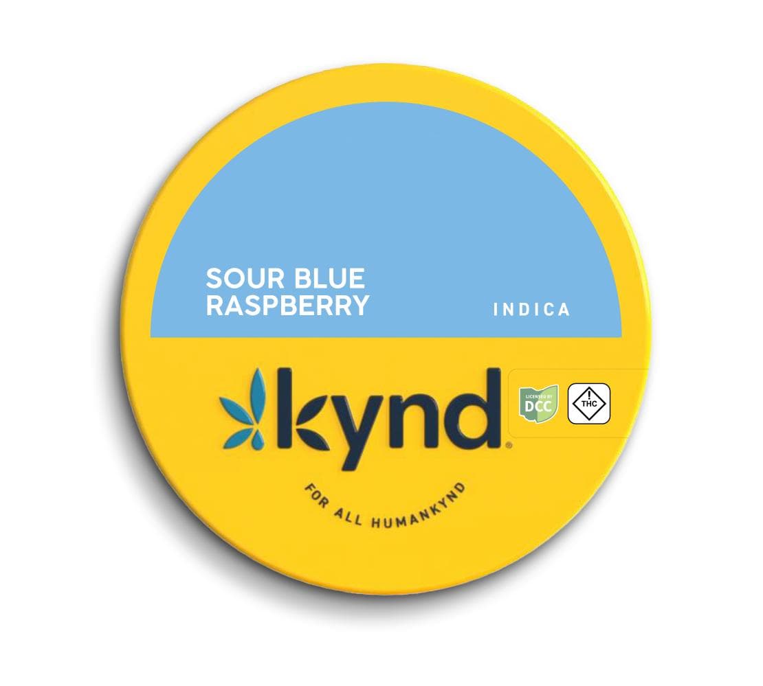 KYND Kynd Sour Blue Raspberry (I) Gummies 10mg 10pk