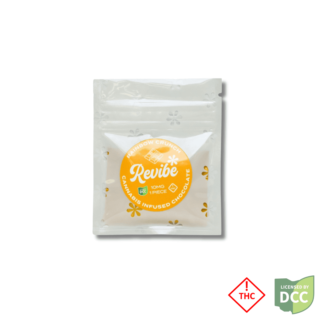 Revibe Rainbow Crunch Chocolate Square 1pk - 10mg