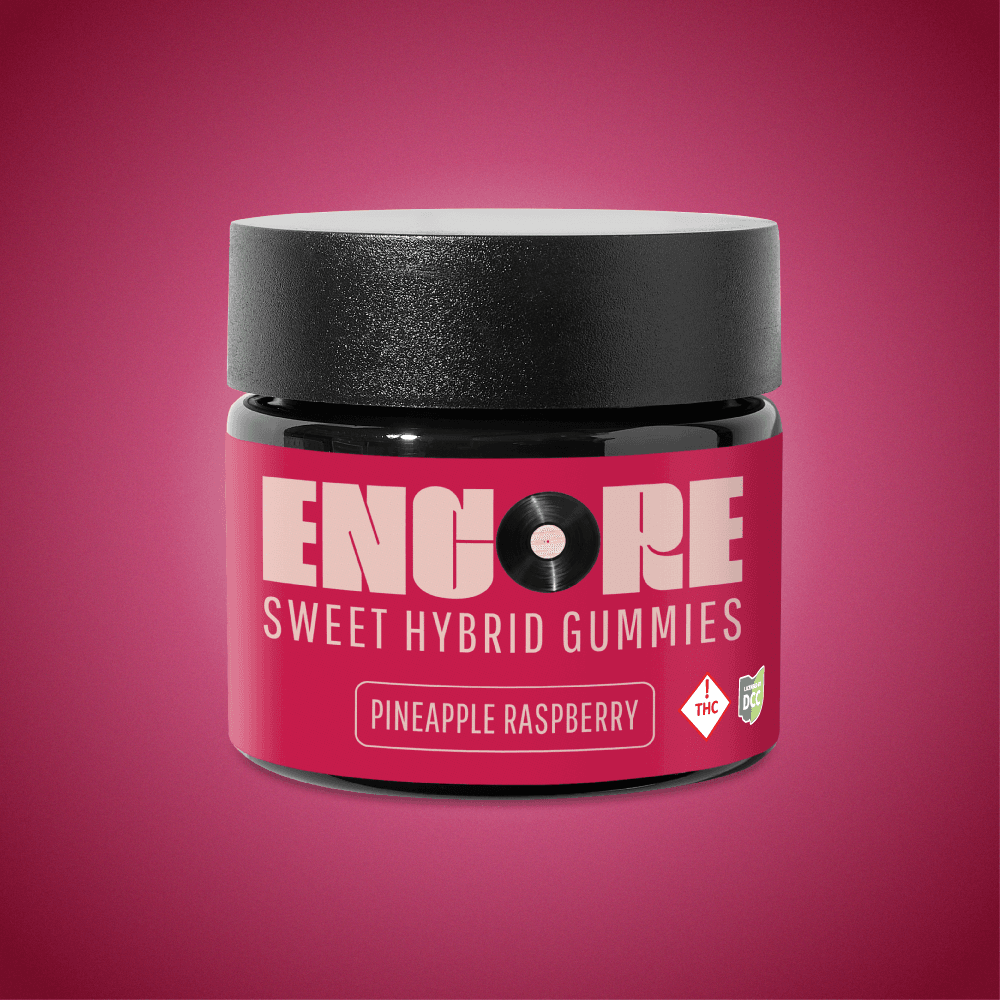 Encore Edibles Pineapple Raspberry Hybrid Gummies [10pk] 110mg