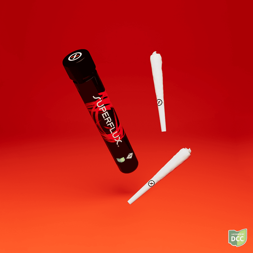 Superflux Mint Sherbert (Indica) - Infused Pre Roll - 1g - 2pk