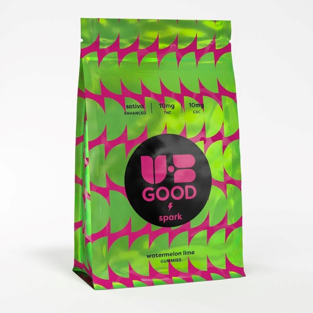 UB Good Watermelon Lime 1:1 THC:CBC Gummies (100mg)