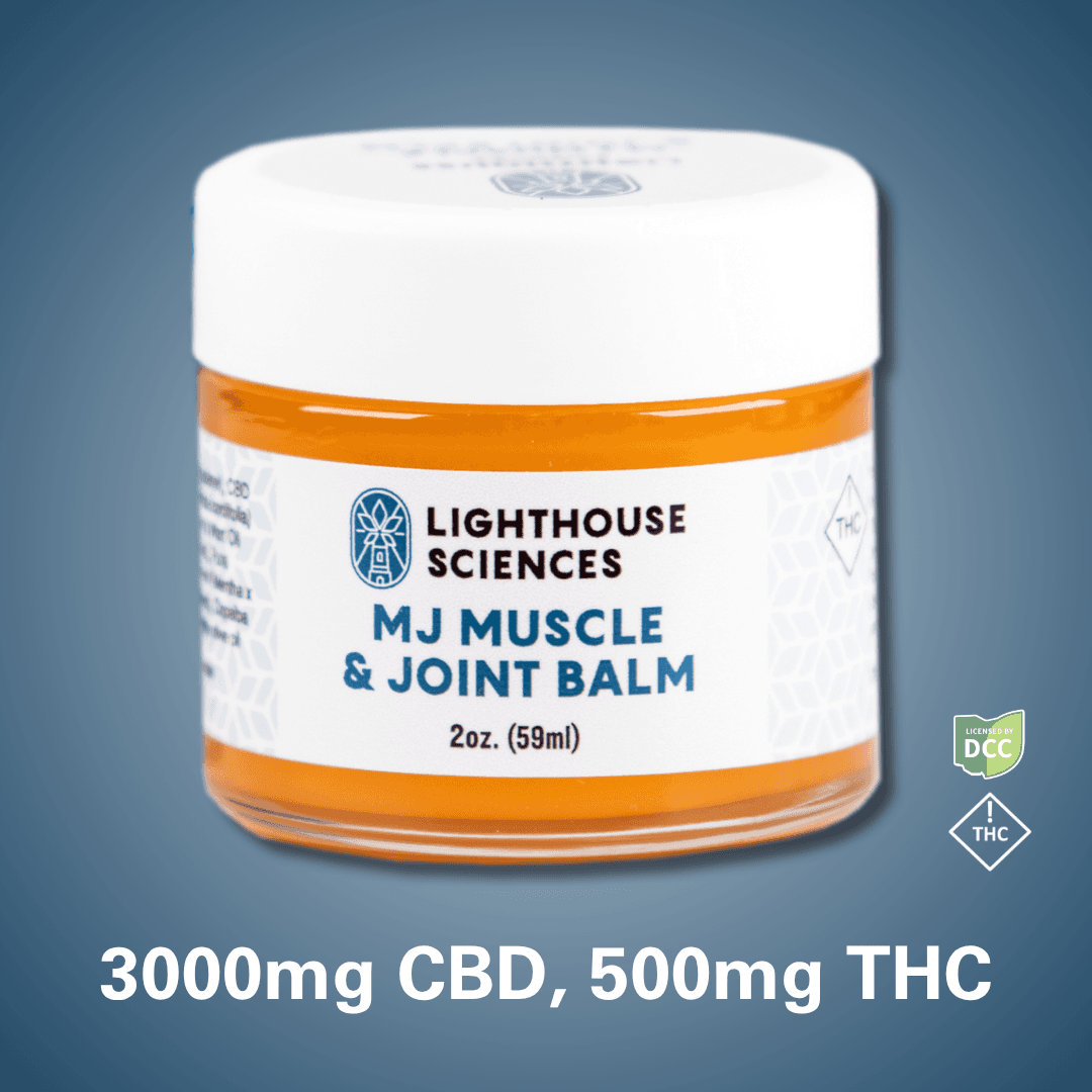 Lighthouse Sciences MJ Muscles and Joint Balm 6:1 CBD:THC - 2 oz (500mg)