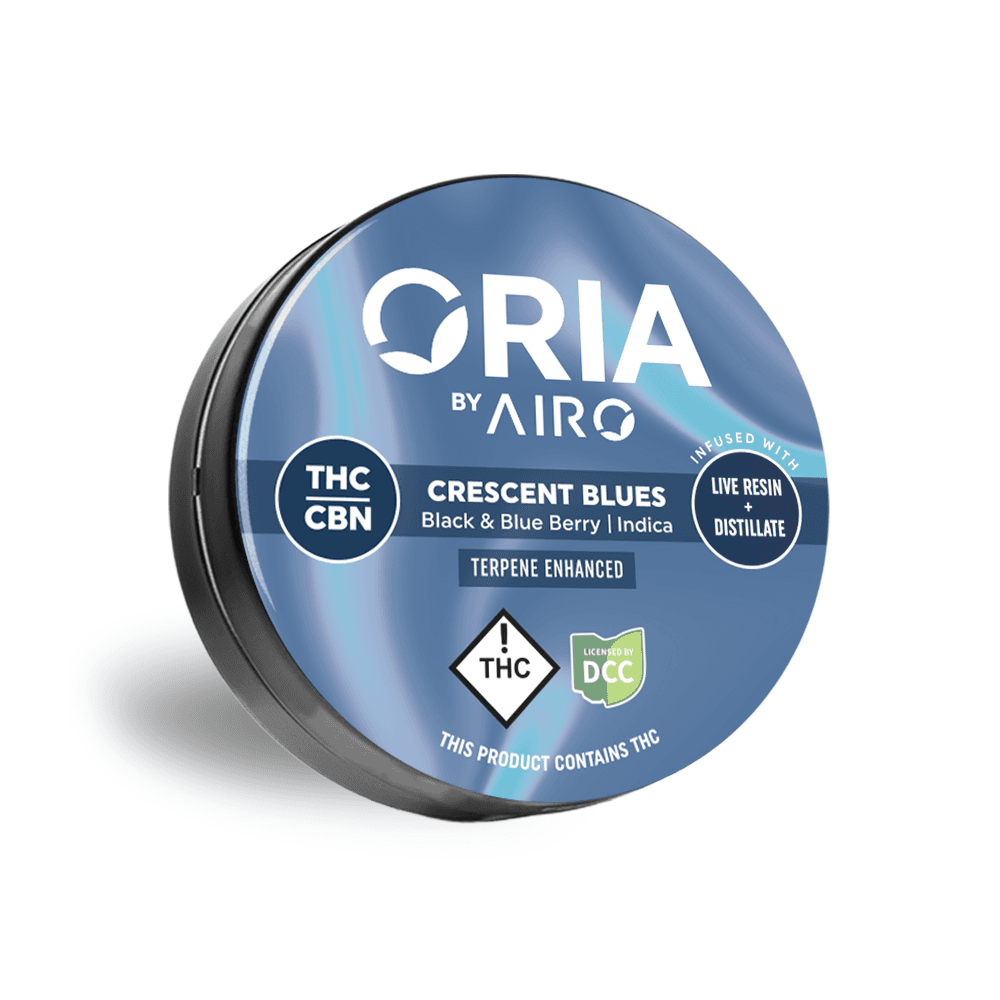 Oria Crescent Blues + CBN (Indica) - Live Resin Gummies - 10PK - 110mg