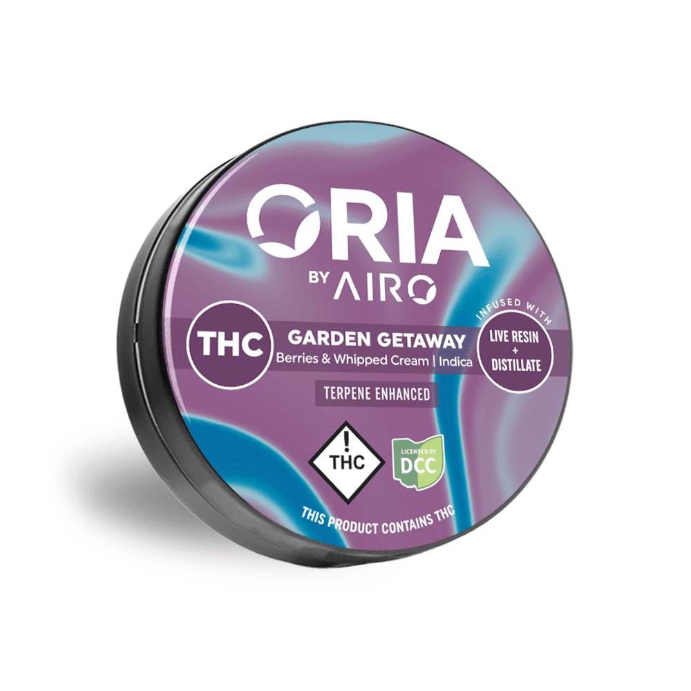 Oria Garden Getaway (Indica) - Live Resin Gummies - 10PK - 110mg