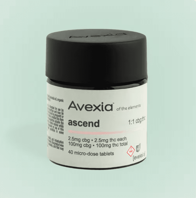Avexia Ascend 1:1 CBG:THC - Tablets - 110mg [44pk]