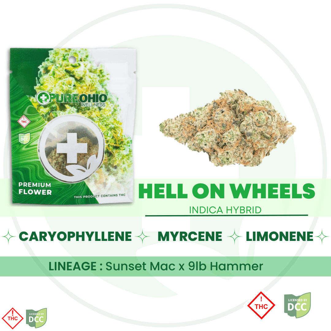 Pure Ohio Wellness Hell on Wheels (H) 2.83g