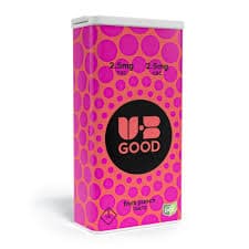 UB GOOD 1:1 CBC:THC Fruit Punch - Boost Tarts 40pk 100mg