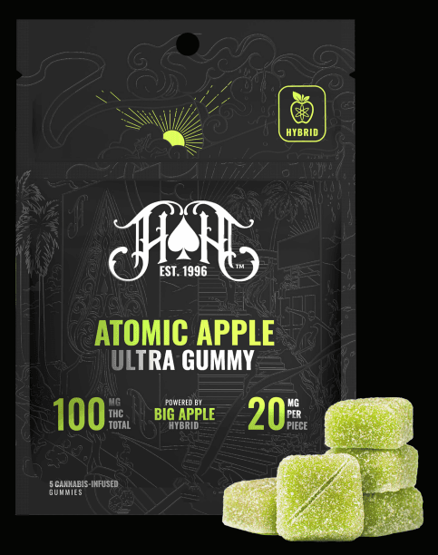 HEAVY HITTERS Atomic Apple | Ultra Gummies | 5pk | 100mg THC