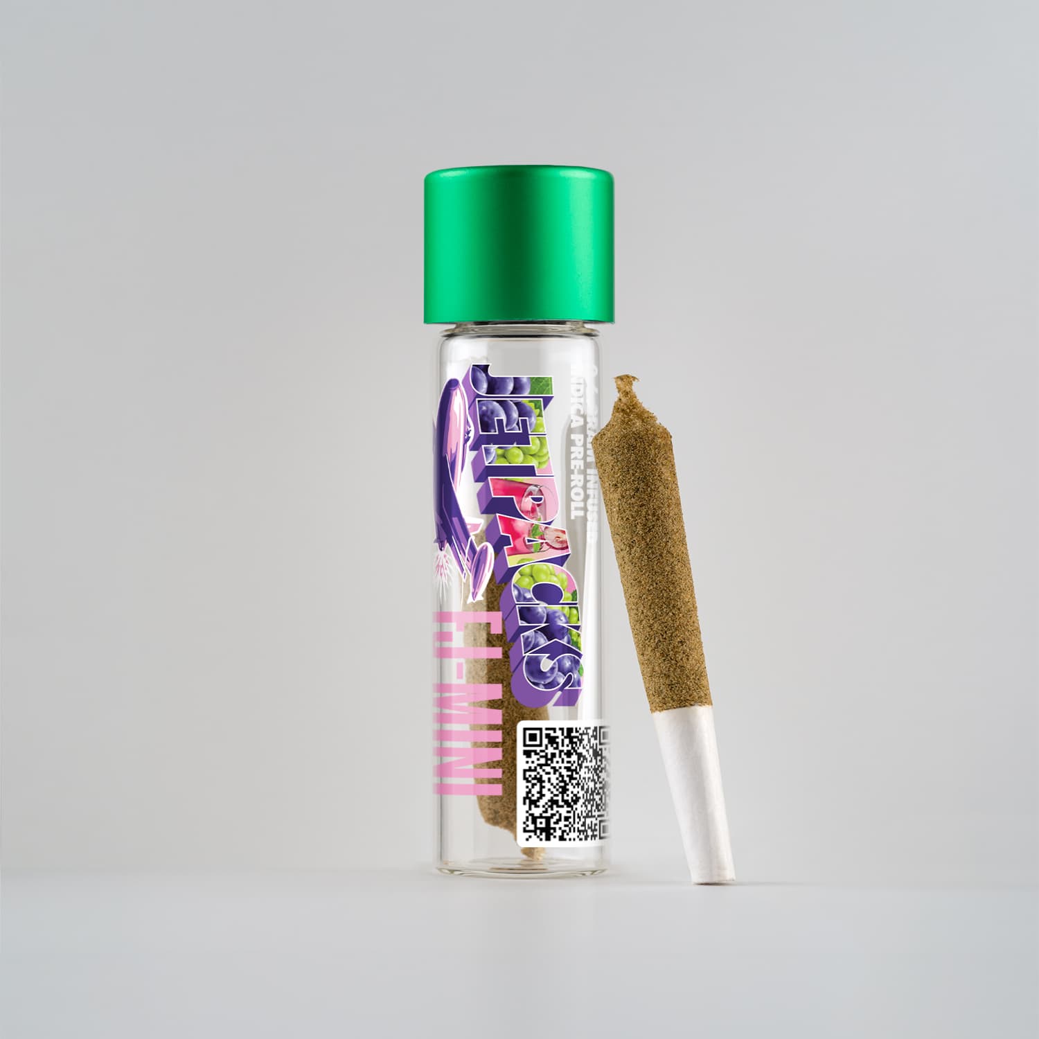 Jetpacks FJ Mini Blueberry Kush Infused Preroll - .6g