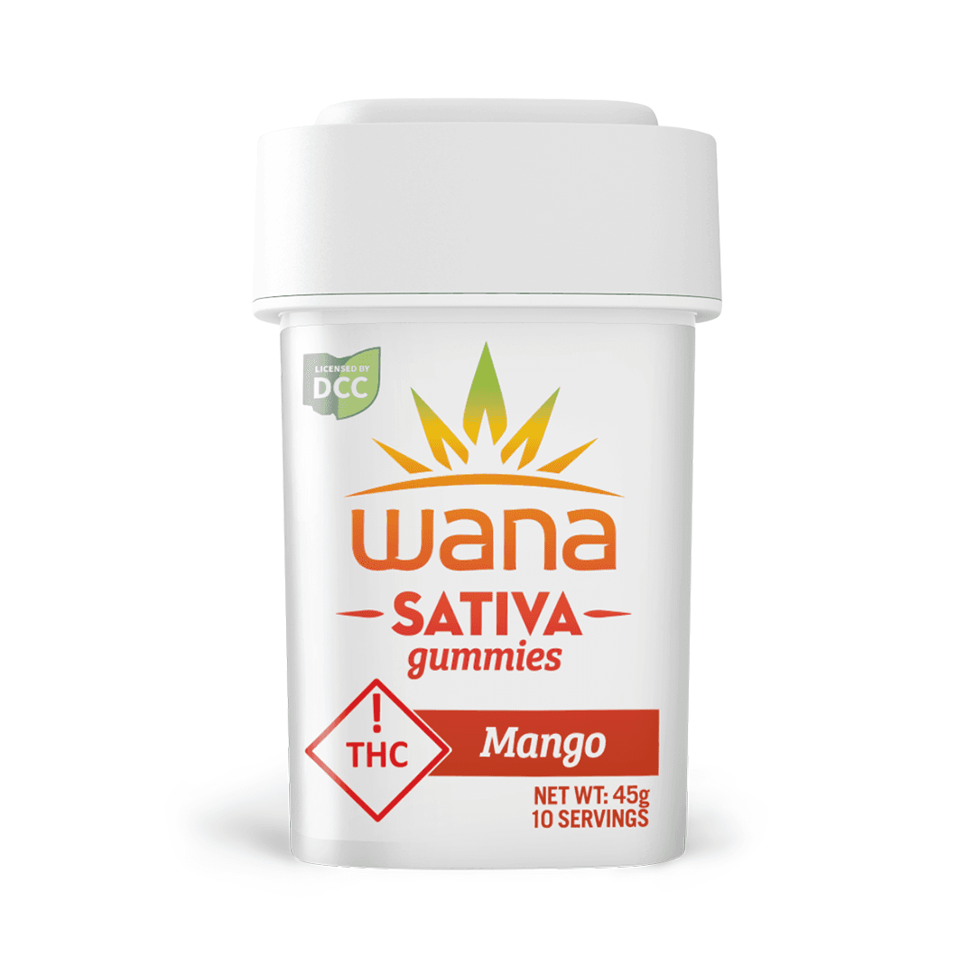 Wana Mango | 10pk 105mg Sour Gummies